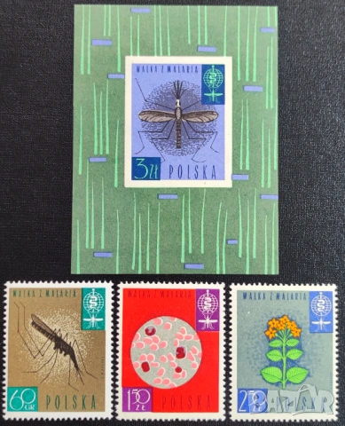 Полша, 1962 г., лот I - теми спорт, история, личности, архитектура, медицина, космос, изкуство и др., снимка 15 - Филателия - 53277480