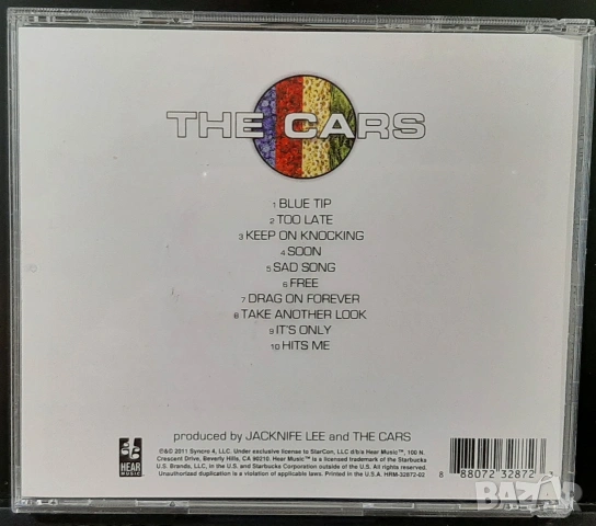THE CARS, снимка 3 - CD дискове - 53447813