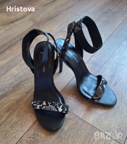 Сандали с ток New Look, снимка 4 - Дамски обувки на ток - 45162758