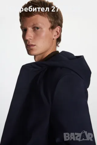 COS тъмносиньо мъжко яке-парка, размер 50(L), снимка 7 - Якета - 50185397