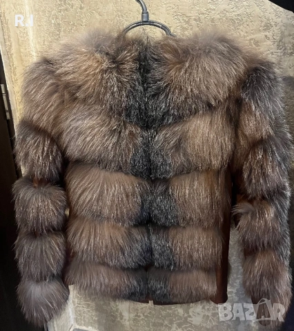 Дамско палто/елек от естествен косъм на лисица