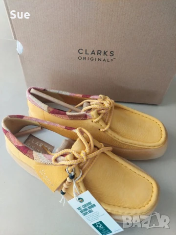 Нови Летни Дамски Обувки Мокасини Clarks Wallabees 36, снимка 2 - Дамски ежедневни обувки - 51178164