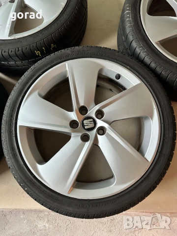 Джанти 17 5x100 Seat Audi Skoda VW Toledo Ibiza Polo Fabia , снимка 3 - Гуми и джанти - 53785087