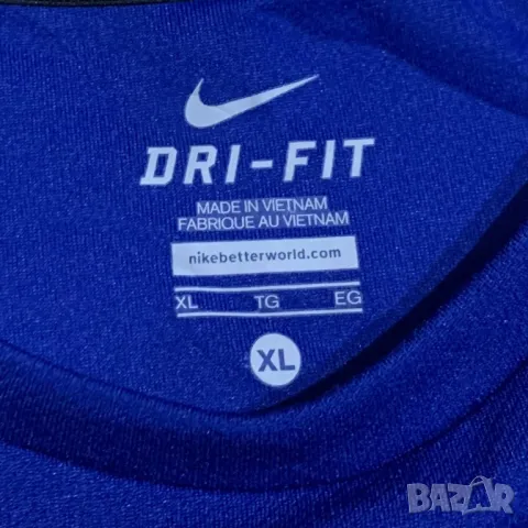 Оригинален мъжки потник Nike DRI-FIT | XL размер, снимка 4 - Спортни дрехи, екипи - 48106009