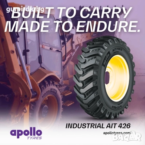 Гуми багер 12.5/80-18 APOLLO , снимка 4 - Гуми и джанти - 52240645
