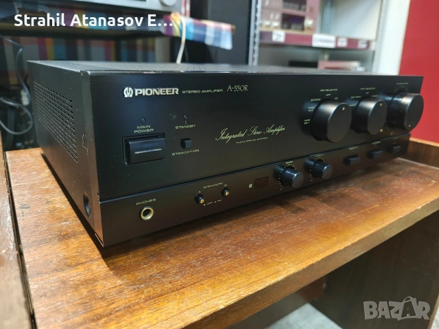Pioneer A-550 R Стерео Усилвател , снимка 2 - Ресийвъри, усилватели, смесителни пултове - 54108438
