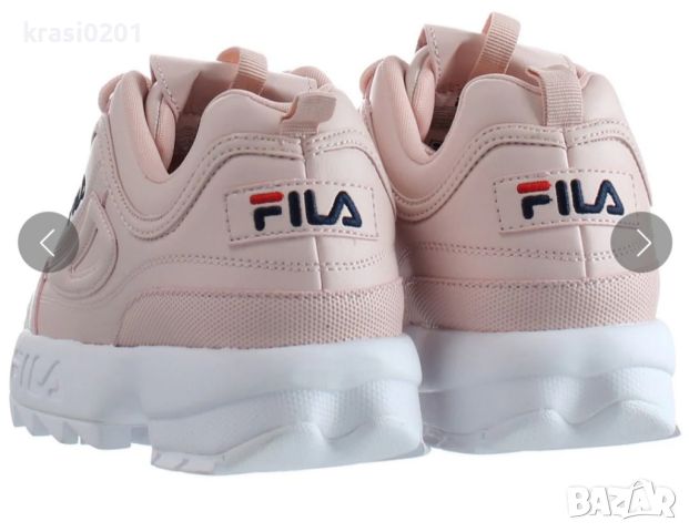 Оригинални маратонки на Fila Disruptor II! 37, 38, естествена кожа, снимка 3 - Маратонки - 46065005