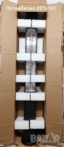 Инфрачервен нагревател черен Heat Guru 2000W, снимка 7 - Отоплителни печки - 53140375