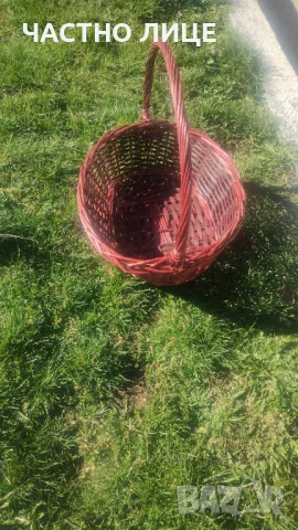 Плетена кошница, снимка 4 - Декорация за дома - 47272571