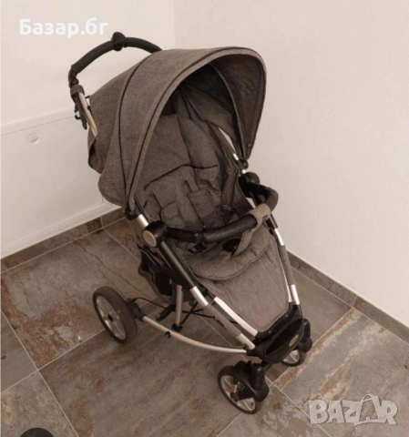 Лятна количка с кош за новородено , снимка 2 - Детски колички - 54071838