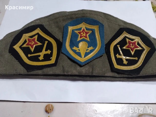 Войнишка шапка пилотка ., снимка 3 - Антикварни и старинни предмети - 51153043