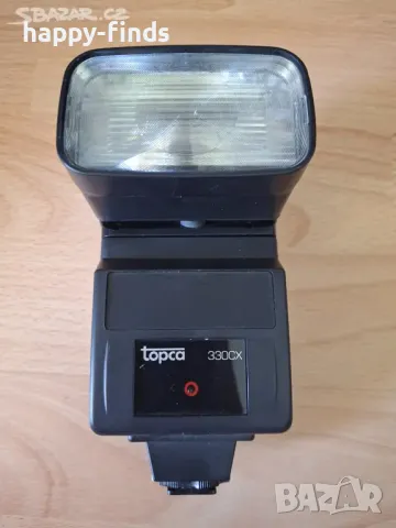 Оригинална винтидж светкавица Topca 330 CX с гъвкаво рамо., снимка 12 - Антикварни и старинни предмети - 44934777