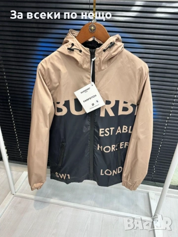 Burberry Мъжка Ветровка🔝Мъжко Пролетно Яке🔝Мъжко Есенно Яке - Различни Цветове Код NGHSP60, снимка 2 - Якета - 53785876