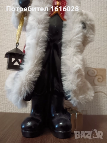 Фигура дядо Коледа 30 см., снимка 5 - Декорация за дома - 52261983