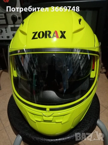 Качествена модуларна мото каска ZORAX, снимка 3 - Спортна екипировка - 54214208