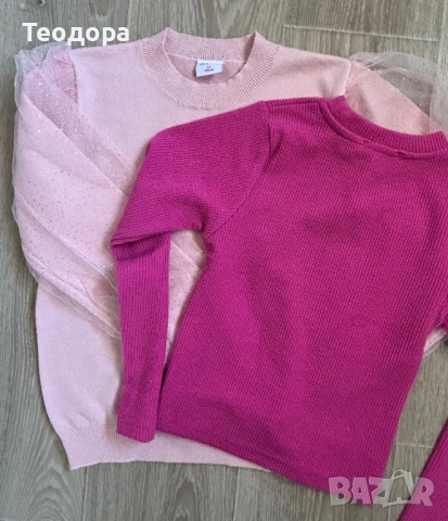 2 розови блузки , снимка 5 - Детски Блузи и туники - 53580139