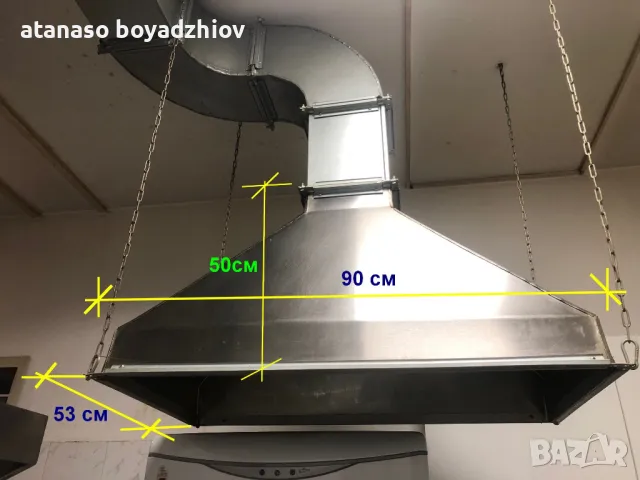 аспирация за кухня,ресторант с отводи,решетки,елмотор и други елементи=2300лв от Благоевград, снимка 5 - Обзавеждане за заведение - 48065678