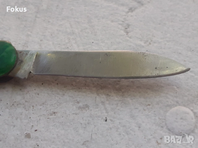 Стар малък нож ножка джобно - ножче сърп и чук ВТ, снимка 5 - Антикварни и старинни предмети - 53274282