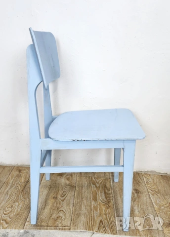 Дървен стол винтидж ретро, снимка 2 - Столове - 53659256