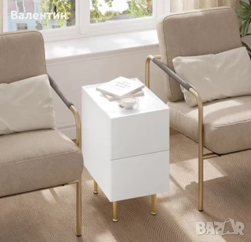 Нощно шкафче с 2 чекмеджета, снимка 4 - Шкафове - 50150588