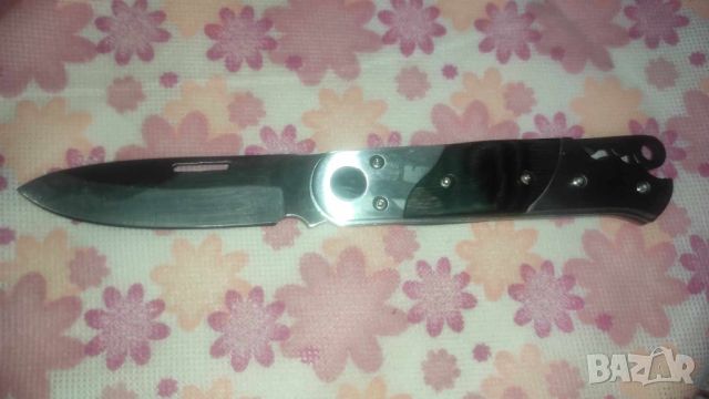сгъваем нож от неръждаема стомана, снимка 3 - Ножове - 45438629