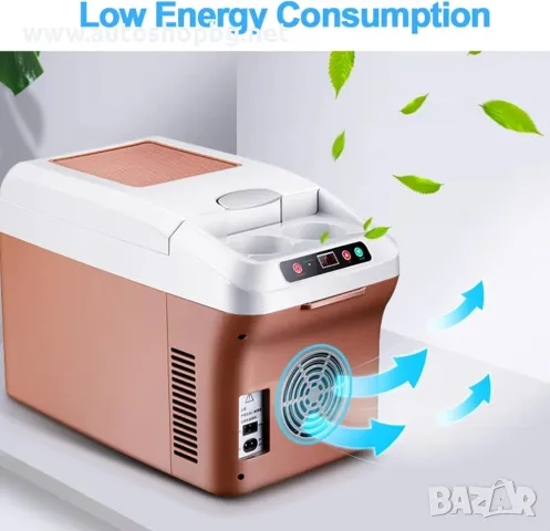 15L мини електрически охладител, 12V/24V хладилник за кола, преносим малък хладилник, снимка 4 - Аксесоари и консумативи - 49685979
