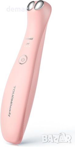 TOUCHBeauty Масажор за очи EMS, против бръчки с нагряване и вибрация, 2 режима, AG-1883 (розов), снимка 1 - Масажори - 45508035