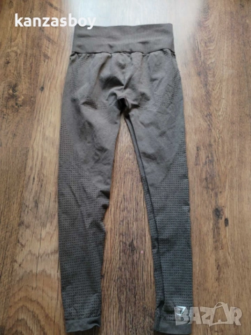 Gymshark Vital Seamless 2.0 Leggings Brown Marl - дамски фитнес клин С, снимка 4 - Клинове - 53864474