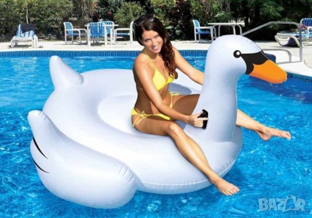 Плувайте с комфорт и стил с нашите надуваеми шезлонги-Фламинго, Еднорог или Лебед, снимка 8 - Басейни и аксесоари - 46381063