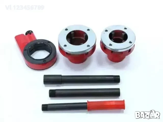 Комплект ръчна винторезка Mar-Pol 4-глави /тръборез,пафти /, снимка 3 - Други инструменти - 53870051