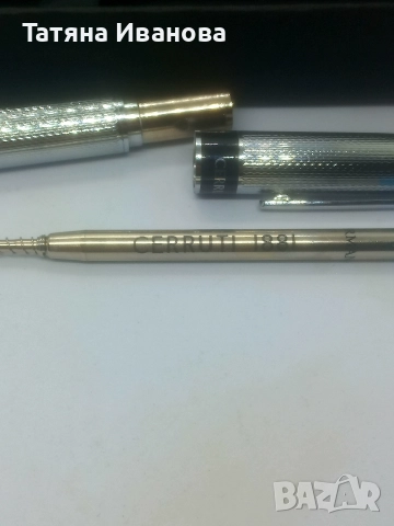 Химикалка CERRUTI 1881, снимка 10 - Антикварни и старинни предмети - 52626055