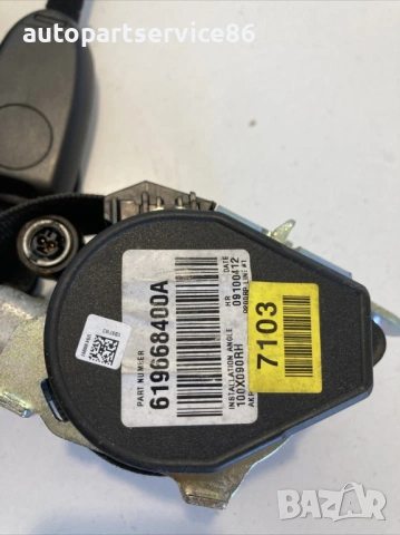 Колан предна дясна седалка за Chevrolet Orlando (2011) 619668400A, снимка 3 - Части - 54292973