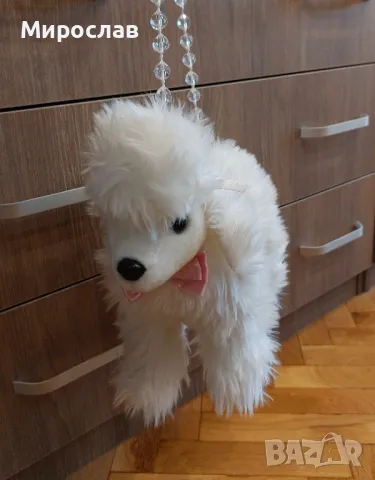 Плюшена играчка Кученце чантичка с презрамка