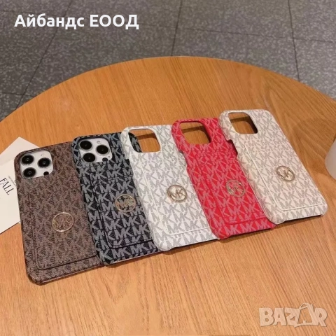 Калъф от ЕКО кожа Michael Kors за iPhone 11/12/13/14/15/16, снимка 3 - Apple iPhone - 51435371