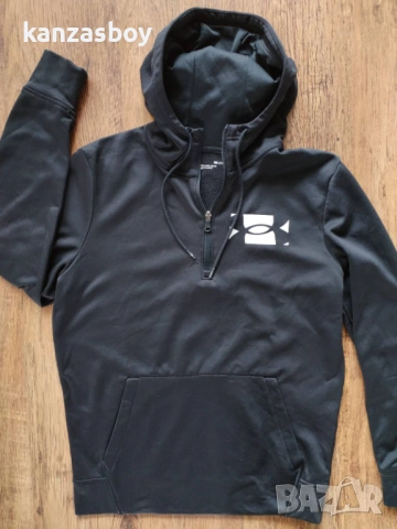Under Armour Men's Fleece Half Zip Hoodie - мъжко горнище р-р S, снимка 5 - Спортни дрехи, екипи - 53201228