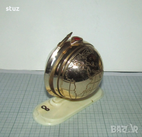 Будилник Слава "Спутник" (No:8) , снимка 5 - Антикварни и старинни предмети - 53217470