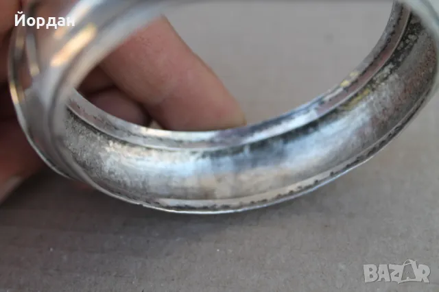 Дамска сребърна гривна, снимка 9 - Гривни - 50099486