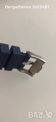 ПРОМО ЦЕНА Черна и Синя силиконова каишка за Audemars Piguet 26-27 мм, снимка 4 - Каишки за часовници - 51245819