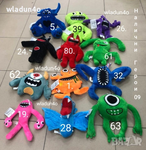 Ключодържатели от Garten of BanBan -3e /бр., снимка 13 - Фигурки - 41413736