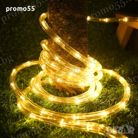 Коледен светещ Led маркуч в магична топла свелина 20м., снимка 11 - Други - 52587631