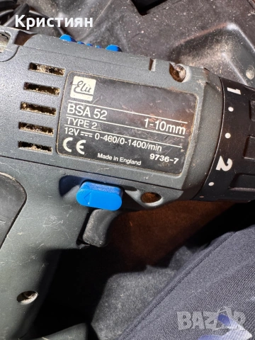 акумулаторен винтоверт/бормашина ELU BSA 52 с куфар, снимка 3 - Винтоверти - 53830535