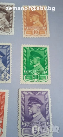 Марки Чекословакия Две серии 45 г и 67 г, снимка 3 - Филателия - 52591805