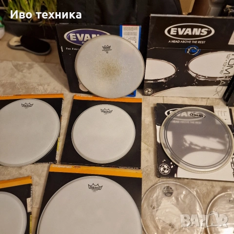 КОЖИ ЗА БАРАБАНИ EVANS REMO, снимка 12 - Ударни инструменти - 53215913