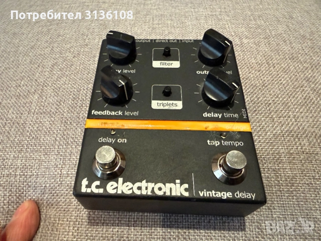 TC Electronic vintage delay , снимка 3 - Китари - 53222323