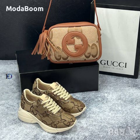 😍Gucci стилни дамски комплекти😍, снимка 1 - Маратонки - 46507024