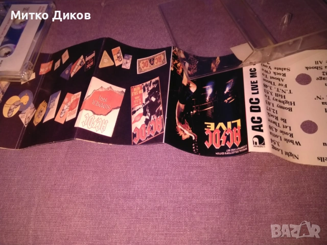 AC/DC ‎- Live аудио касета, снимка 6 - Аудио касети - 53237888