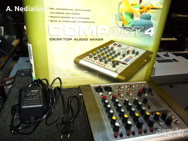 Soundcraft Compct 4 mixer, снимка 1 - Други - 48576156