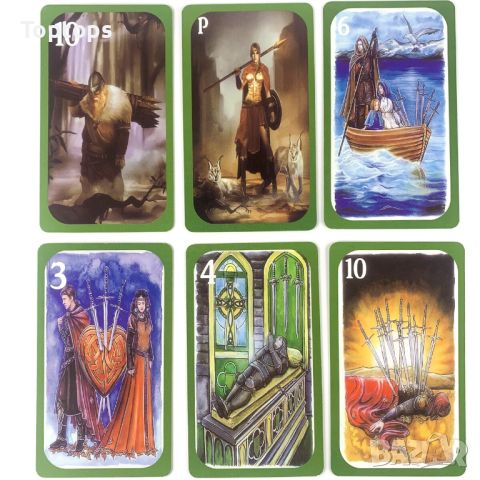 Таро карти: Circle of Life Tarot & Fantastic Myths and Legends Tarot, снимка 14 - Карти за игра - 33748659