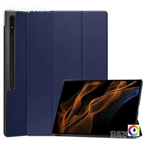 Samsung Galaxy Tab S10 Ultra Кожен Калъф и протектор, снимка 4 - Калъфи, кейсове - 51037194