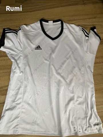 Оригинална Бяла мъжка тениска Adidas Table ! 2XL